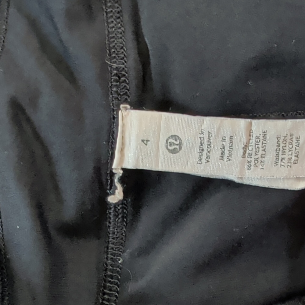Lululemon Pace Rival Skirt Tall Black EUC - Picture 5 of 9